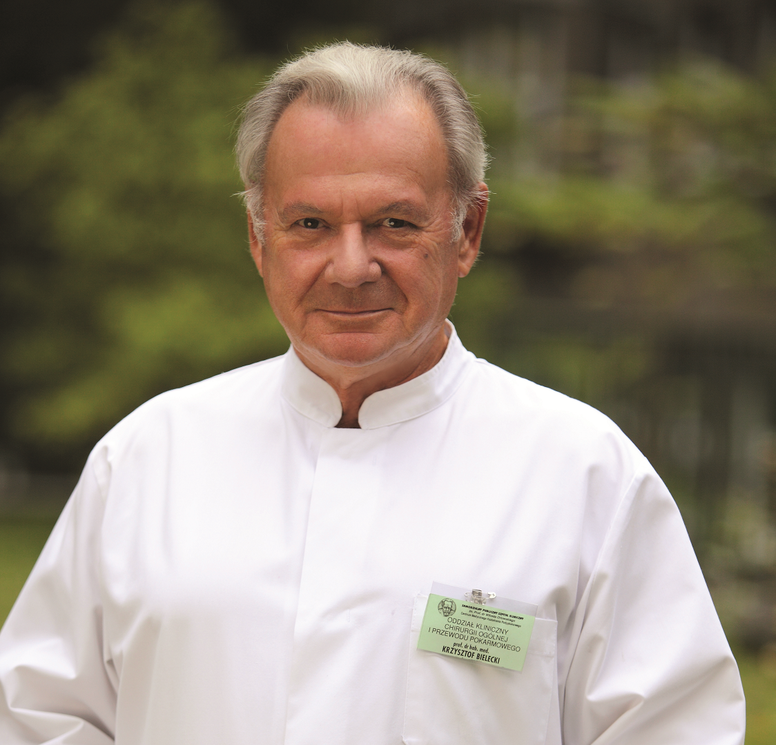 Prof. Krzysztof Bielecki podczas wywiadu